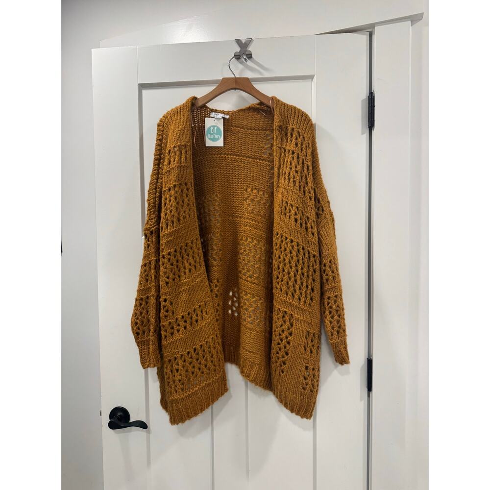 Favlux Burnt Orange Boutique Cardigan NWT size small